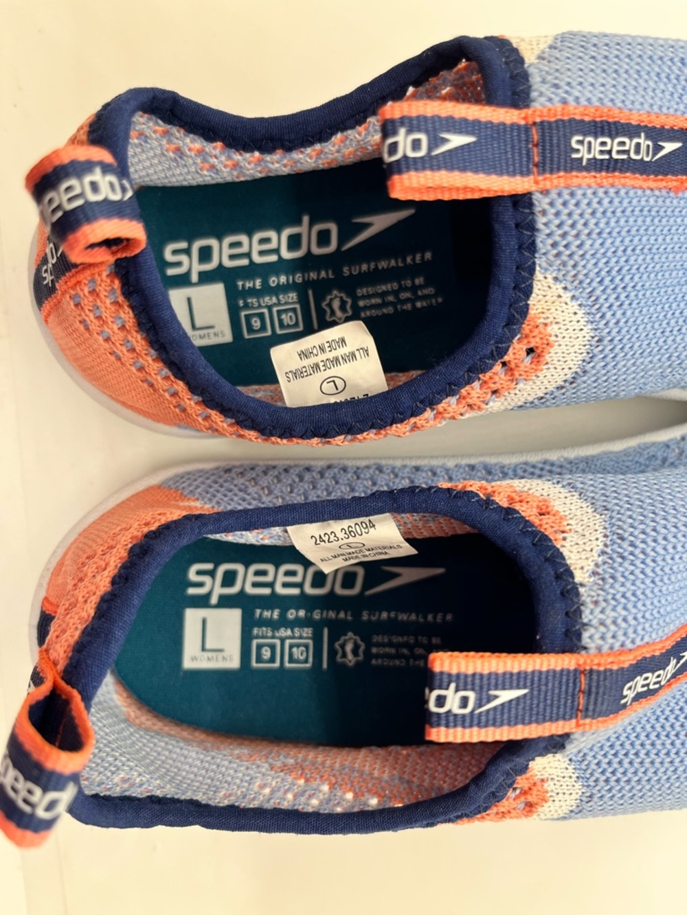 🏝️Speedo Womens Surf Strider Slip-On Knit Water Shoes Sz L (9-10) - Picture 3 of 4